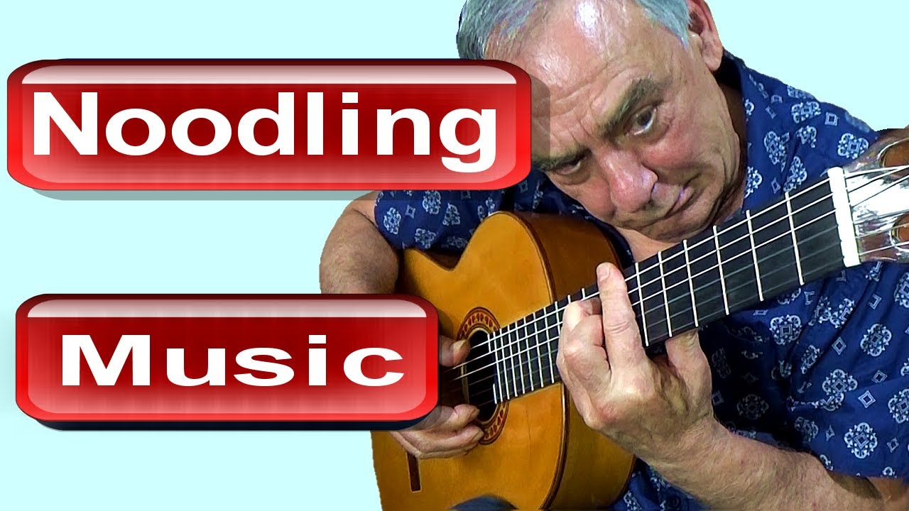Noodling music - on my flamenco guitar
