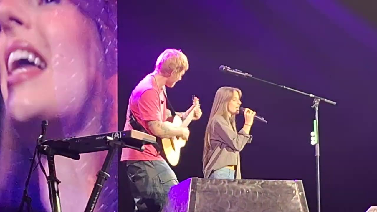 Camera - Ed Sheeran & Anouk (Star Academy) live @Zenith Paris - 13/01/2025
