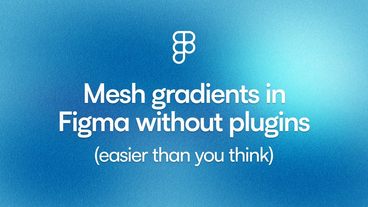 Mesh gradients with noise texture in Figma without plugin