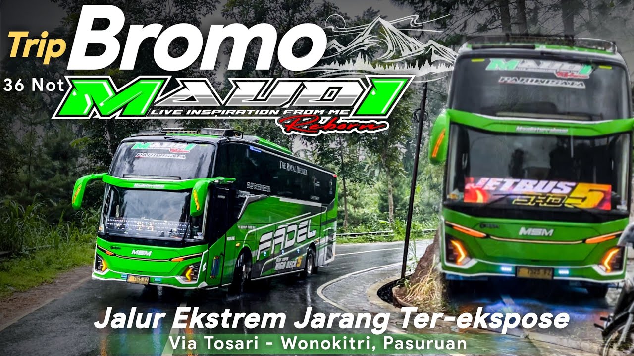 PERDANA KESINI !! BASURI 36 NOT KEDAT-KEDUT ! BAWA ROMBONGAN BOS FADEL MENYUSURI GUNUNG BROMO