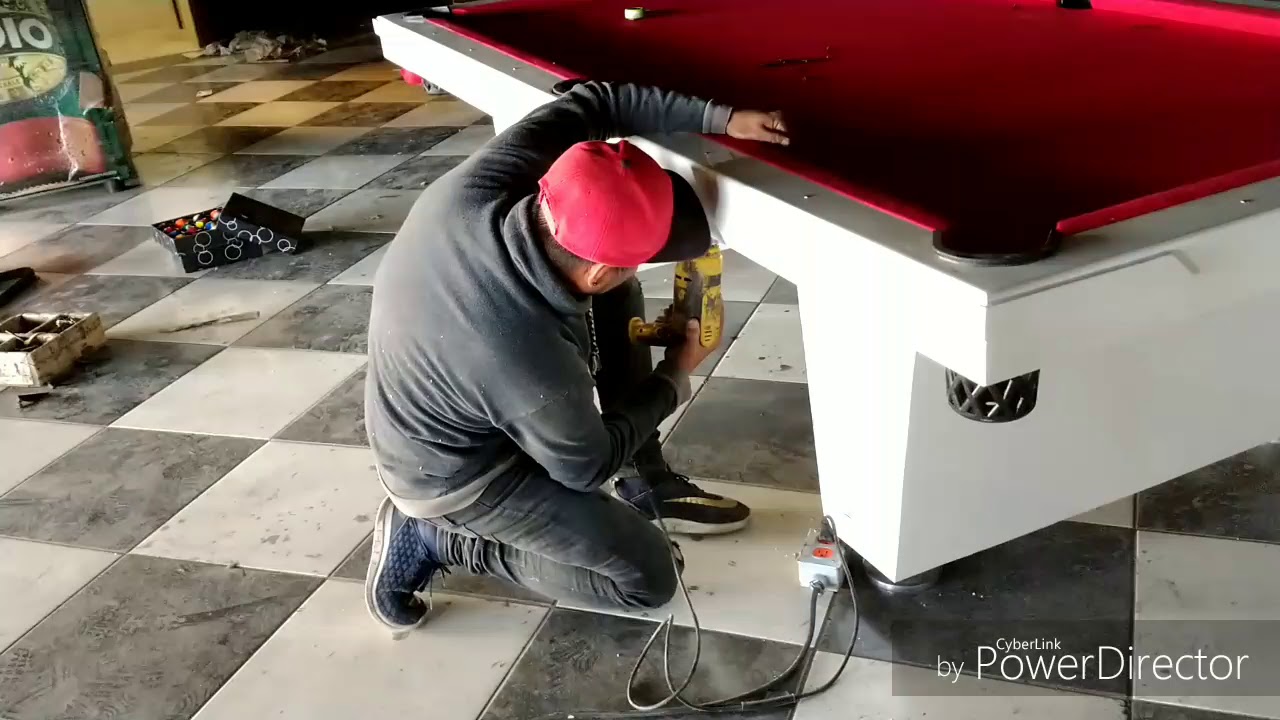 Como armar una mesa de billar de 2 patas los pasos a seguir