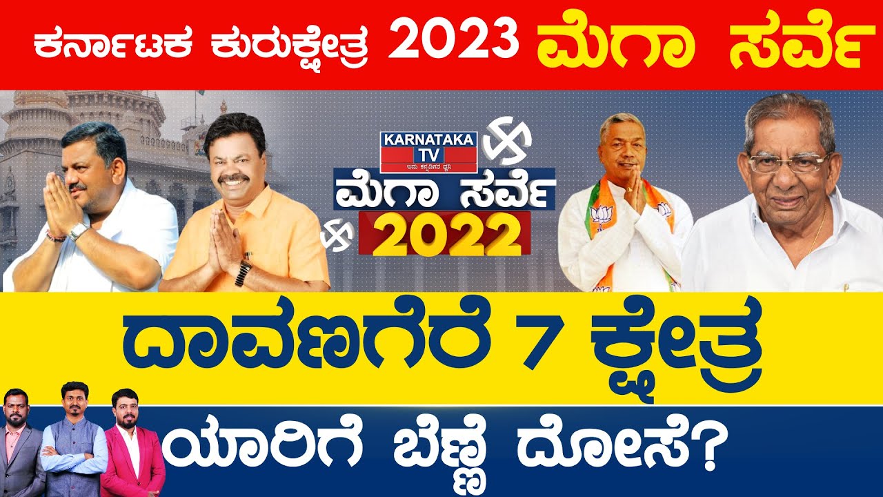 Karnataka Elections Survey Davanagere | ದಾವಣಗೆರೆ 7 ಕ್ಷೇತ್ರ?ಯಾರಿಗೆ ಬೆಣ್ಣೆ ದೋಸೆ? | Karnataka TV