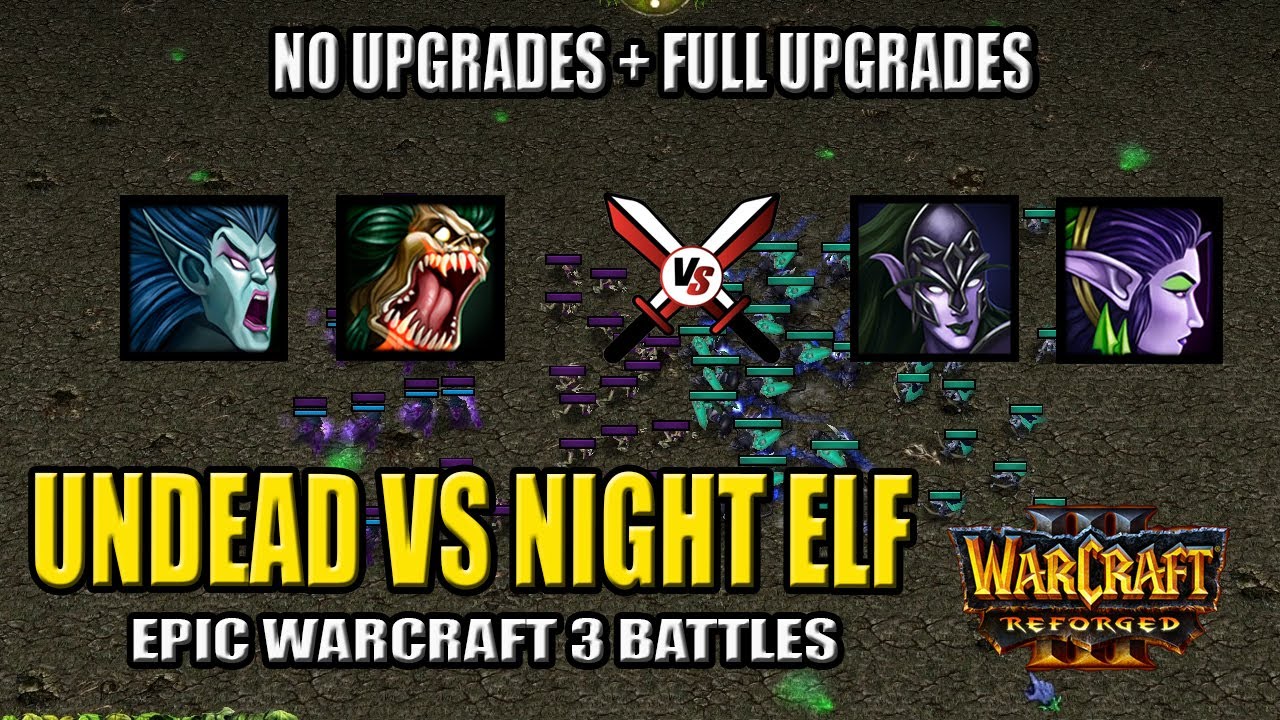 Ghoul/ Banshee vs Huntress/ Archer - Warcraft 3
