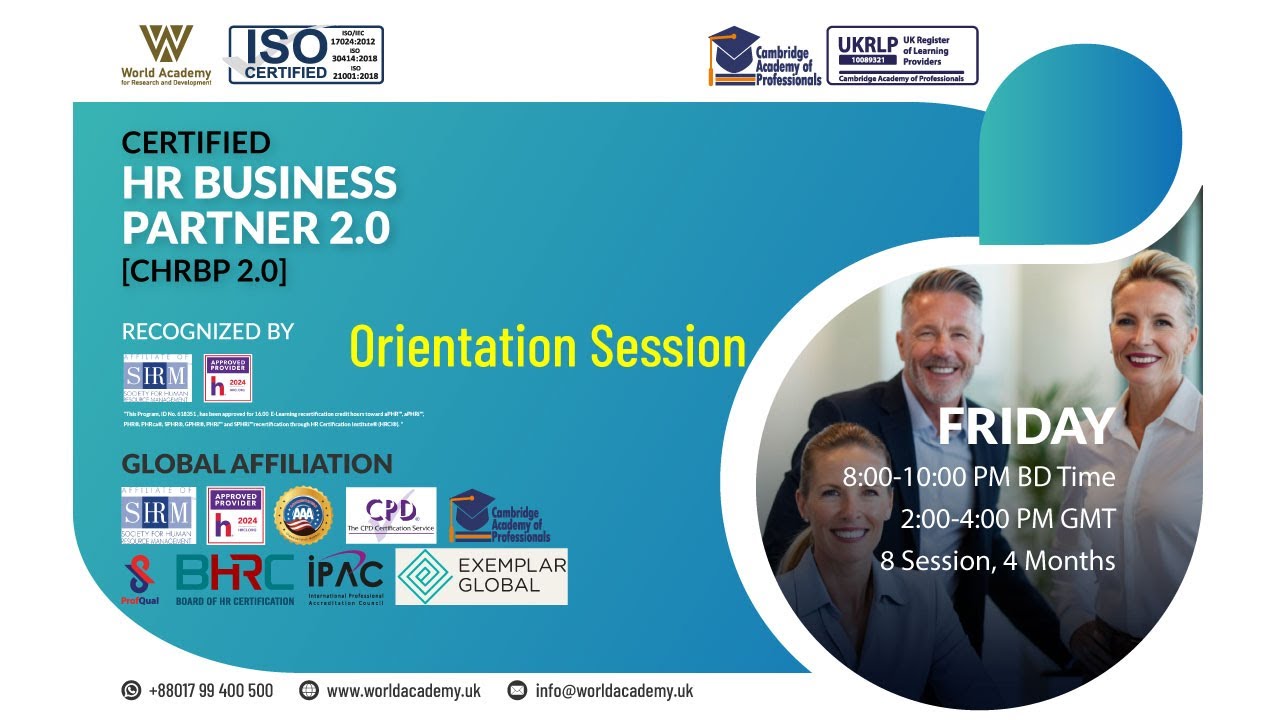Certified HR Business Partner 2.0 [CHRBP]