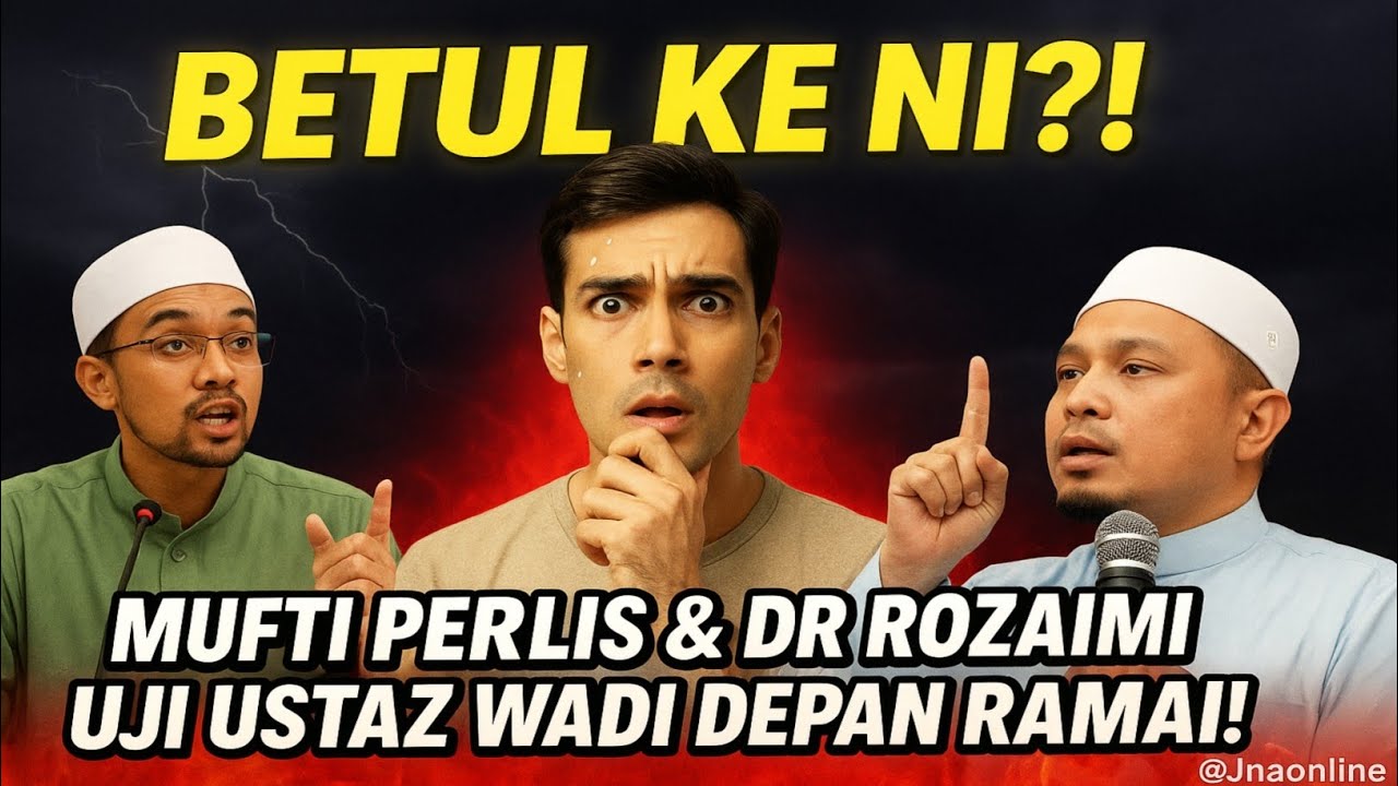 Gegarr! Ustaz Wadi Dipanggil? – Dr Rozaimi Tanya Soalan Panas!?
