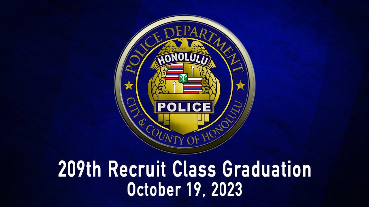 HPD 209th Recruit Class Graduation