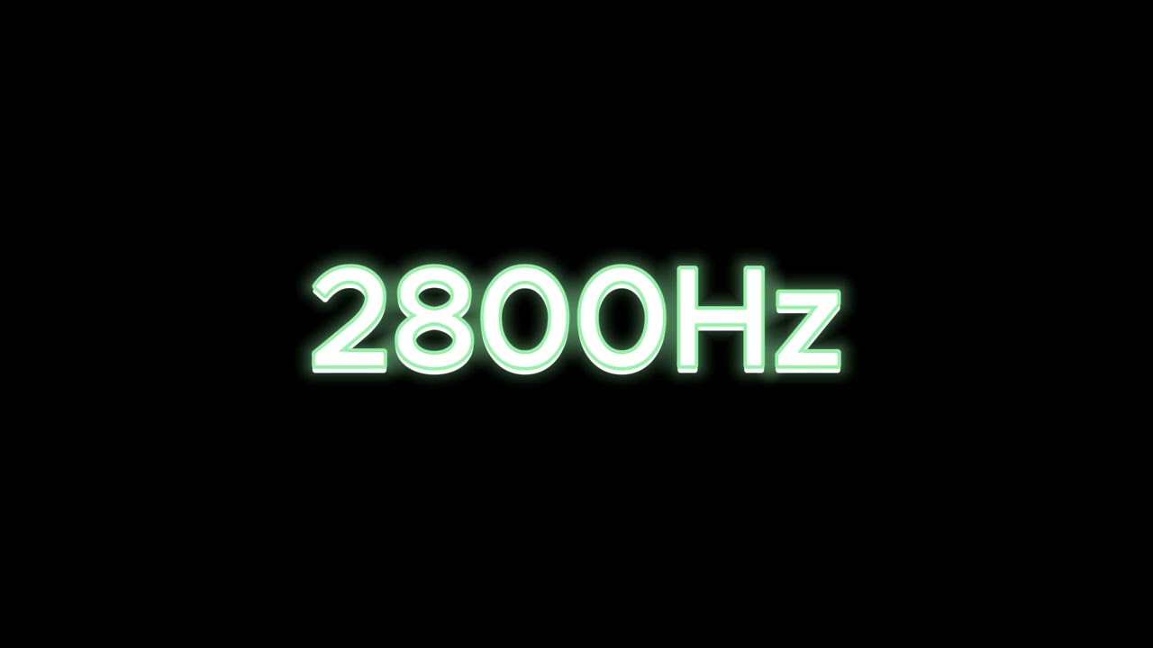 2800Hz / 2.8KHz Tone Test: Speaker & Headphone Frequency Response Test