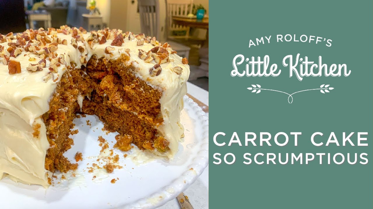 Морковный торт – такой вкусный | Маленькая кухня Эми Ролофф
