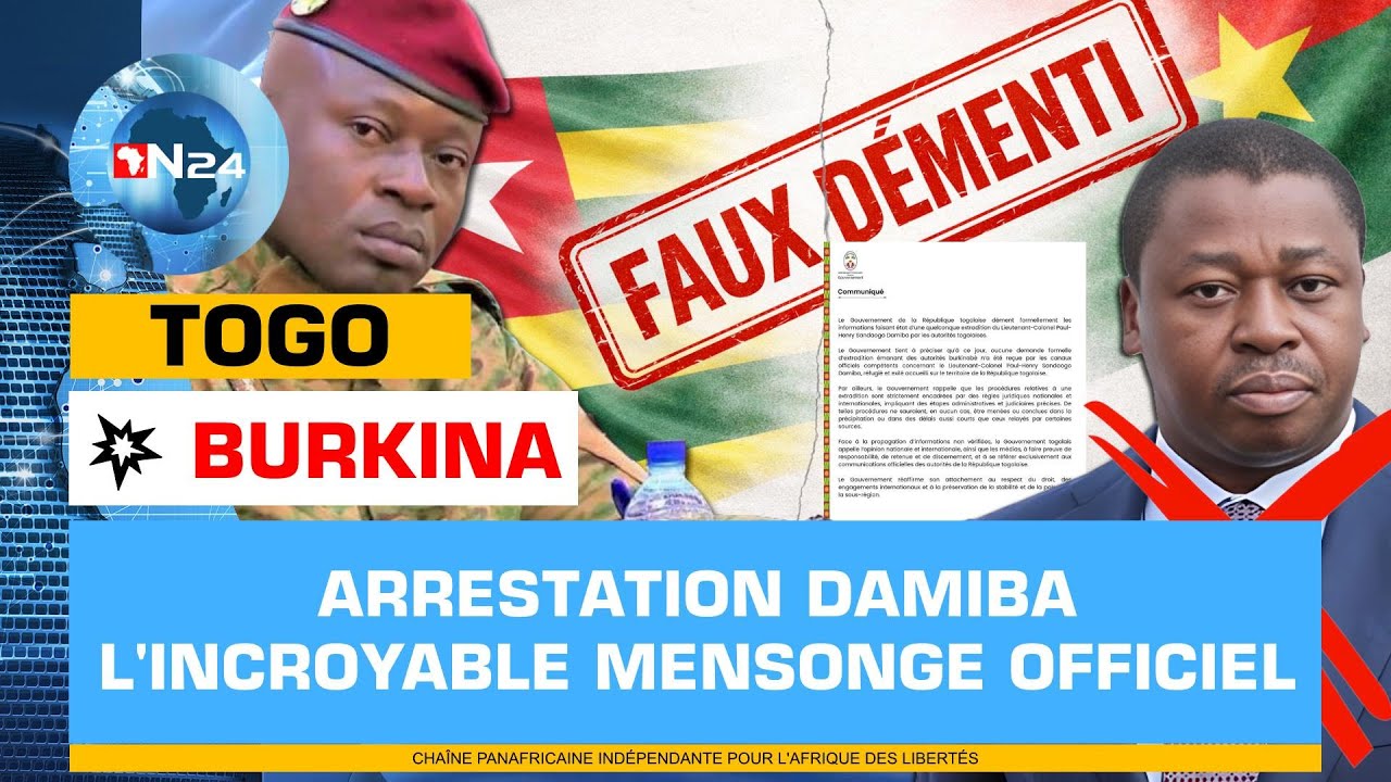 Le Togo extrade Damiba puis diffuse un faux démenti