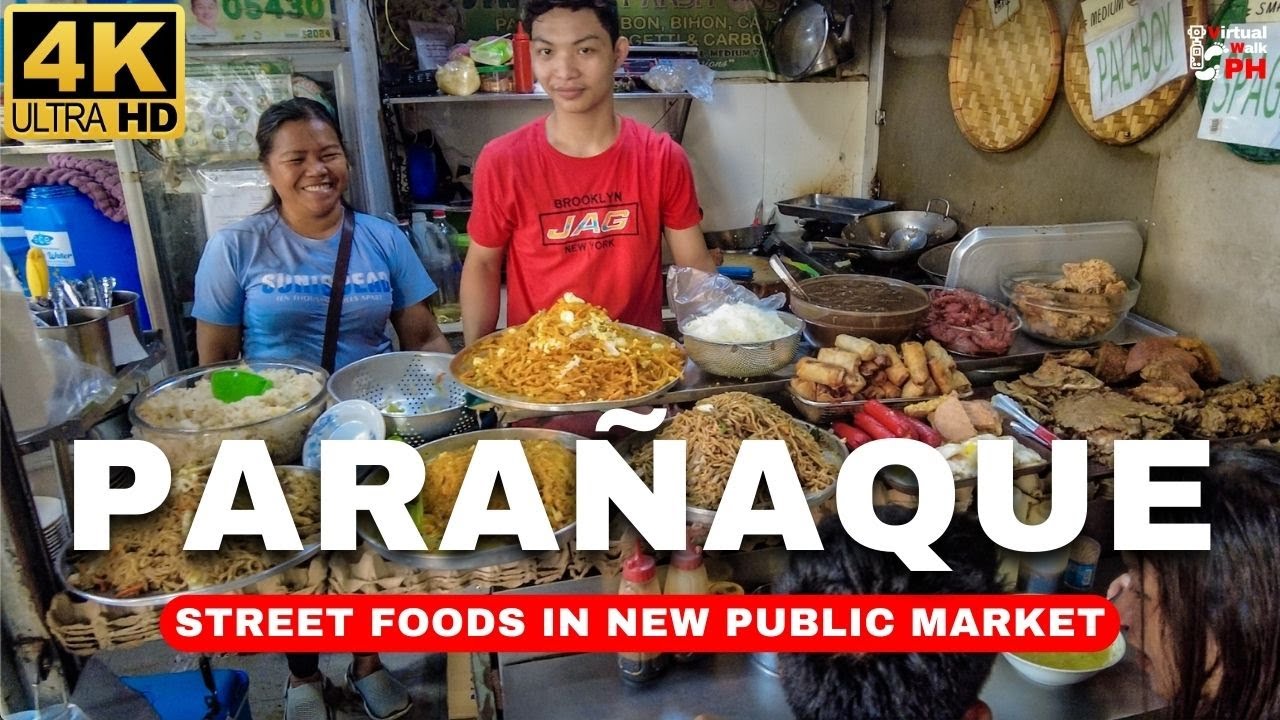 [4K] AMAZING Street Food in NEW Public Market of Parañaque City & FULL WALK TOUR