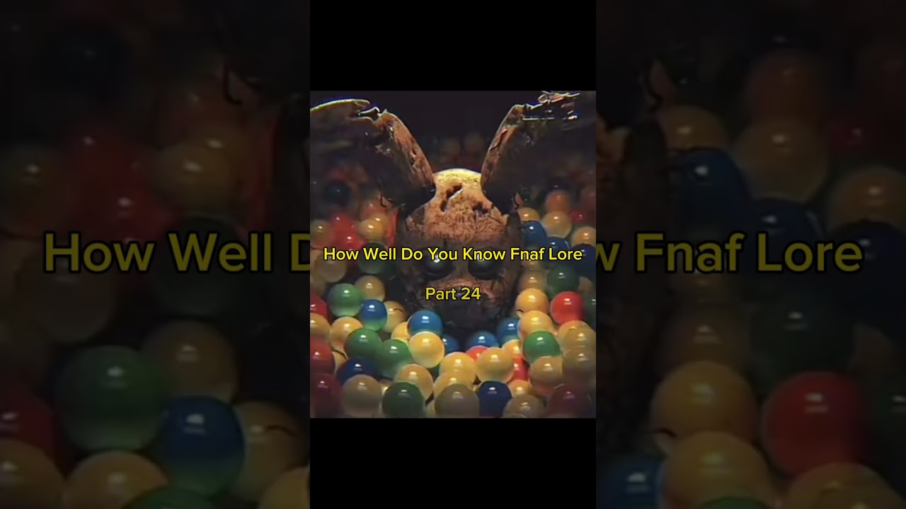 How Well Do You Know Fnaf Lore #viral #edit #fnaf