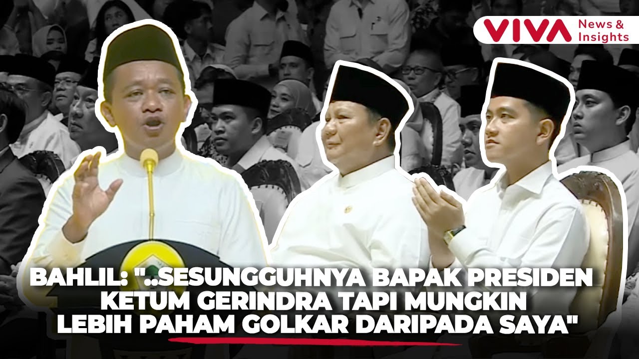 Bikin Kejutan Besar! Di Hadapan Prabowo-Gibran, Bahlil Serukan Koalisi Permanen!