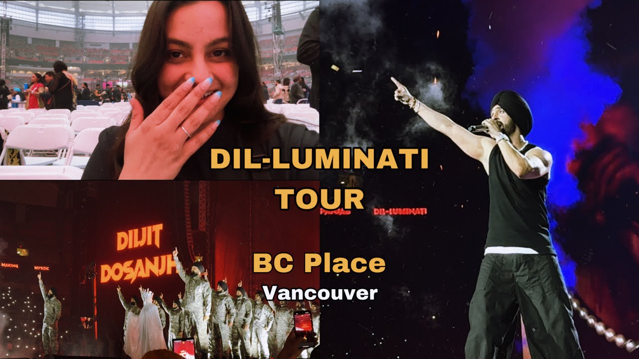 I went to my first Diljit’s Concert 😭 at BC Place || DIL-LUMINATI TOUR || Rajbeer Kaur