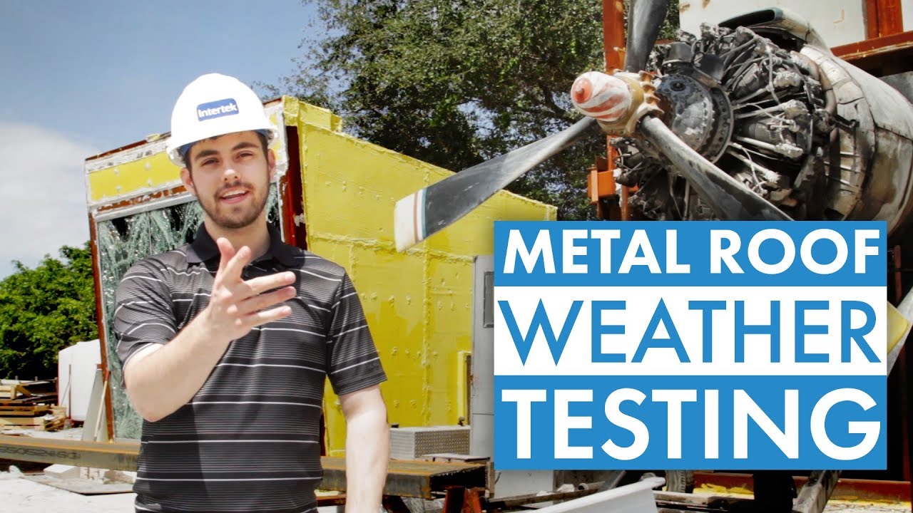 Metal Roof Weather Testing (Wind Uplift and Water Penetration)