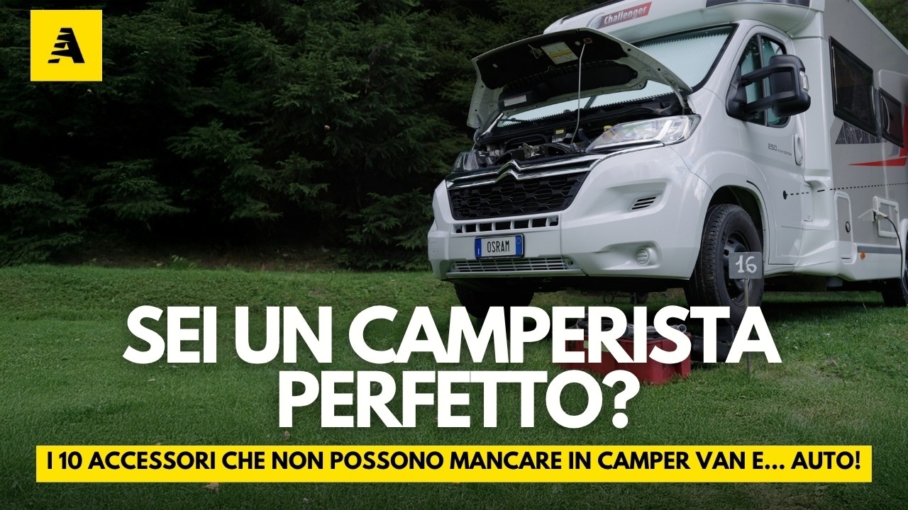 10 accessori FONDAMENTALI in CAMPER, VAN (e auto). Ce li avete TUTTI?