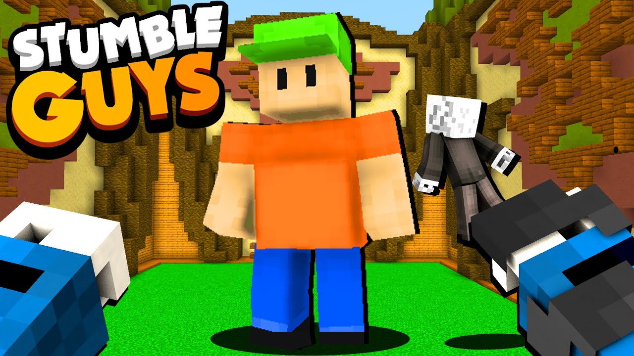 COSTRUIAMO STUMBLE GUYS NELLE BUILD BATTLE - MINECRAFT ITA