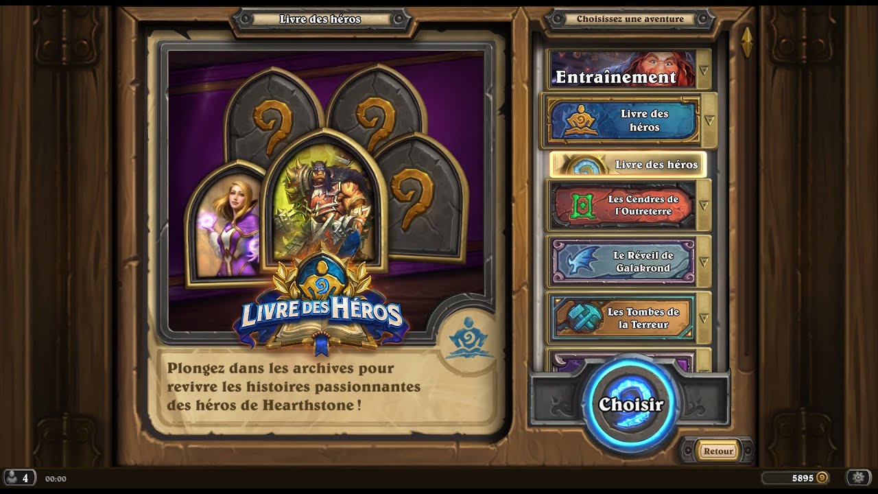 [ HEARTHSTONE ] Aventure : Livre des Héros : Rexxar (Gorgrom le Mange-dragon)