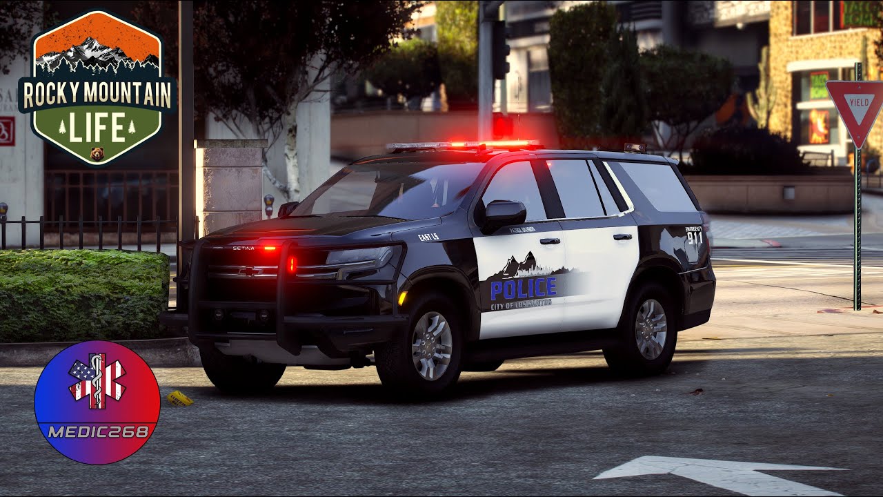 LSPD Patrolling the Streets in RMRP GTA V RP