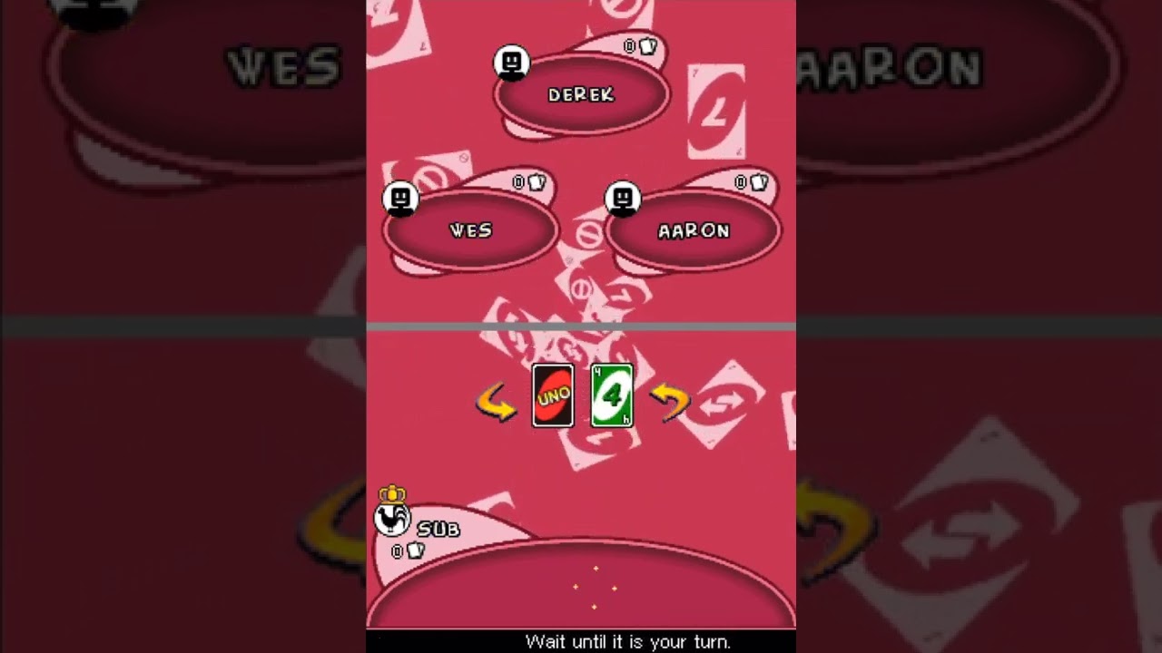 UNO Rounds Mode - DS playthrough (No Commentary)