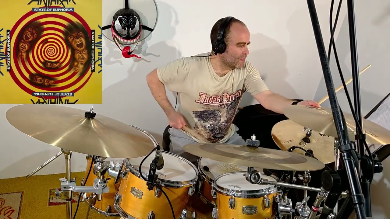 ANTISOCIAL ANTHRAX DRUM COVER