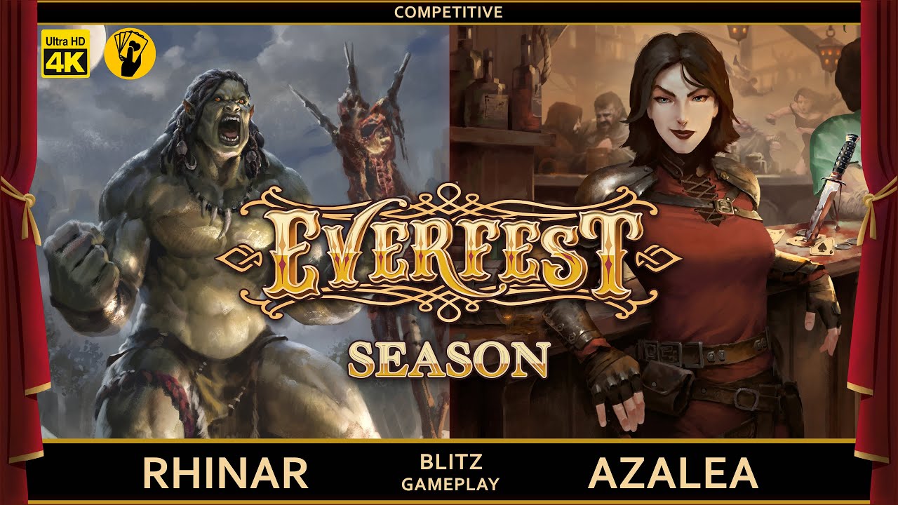 Luck is my second name! Rhinar vs Azalea. Competitive decks - Flesh and Blood TCG
