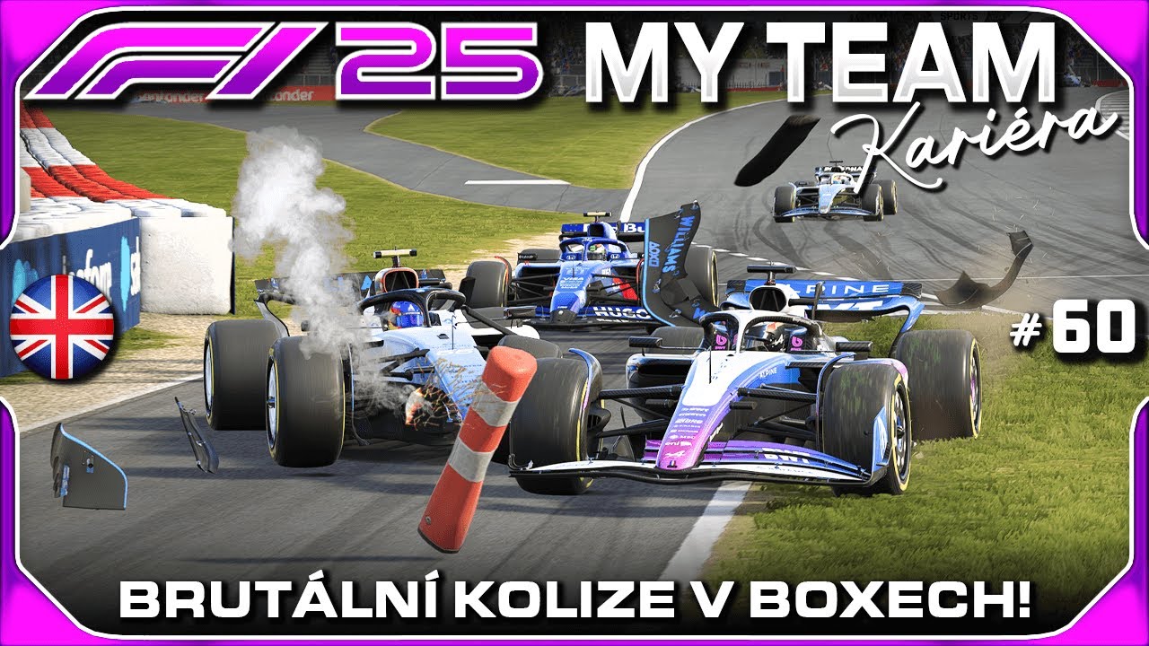 Brutální Kolize u Boxů! Bitva s Časem a Audi Perlí #60 | F1 25 My Team Kariéra CZ Let's Play