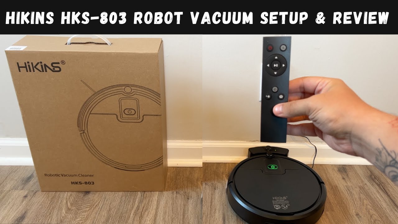 Hikins HKS-803 Robot Vacuum Setup & Review