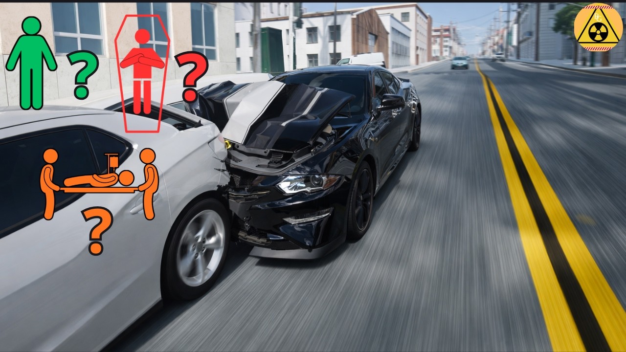BeamNG Best of High Speed Slow Motion Crashes #2