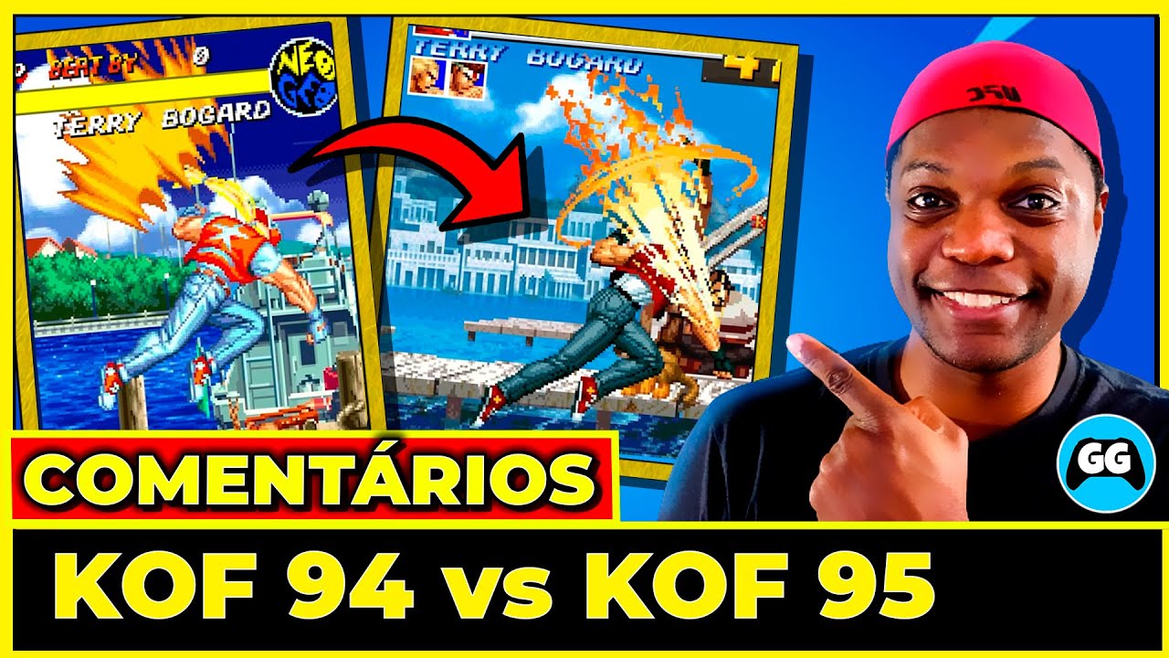 Diferenças nos comentários do time Fatal Fury em The King of Fighters 94 vs 95