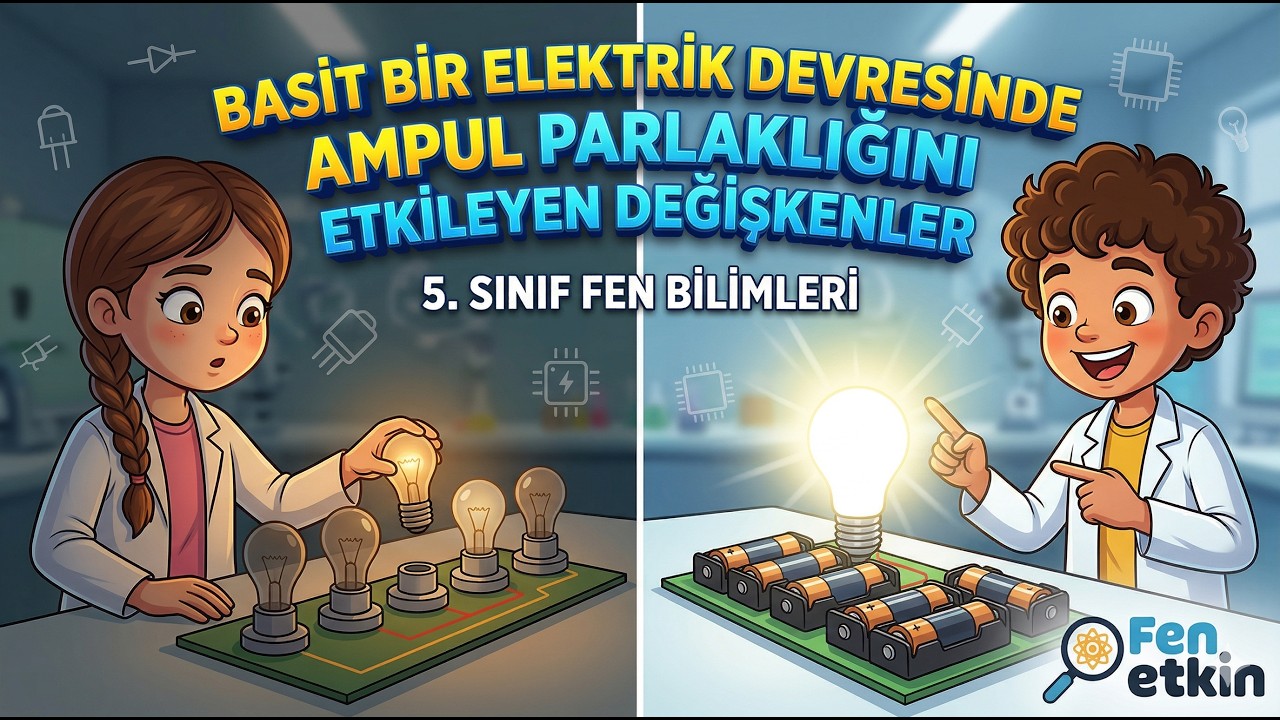 Basit Bir Elektrik Devresinde Ampul Parlaklığını Etkileyen Değişkenler