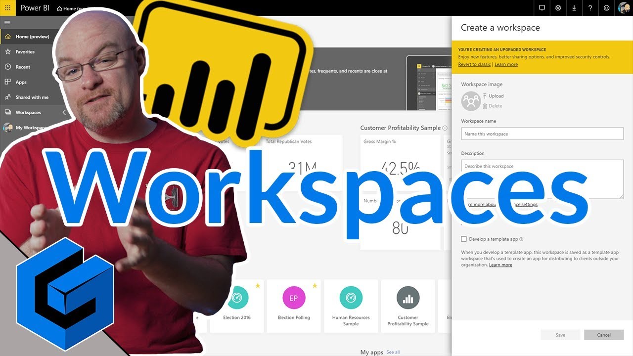 The new Power BI App Workspace experience