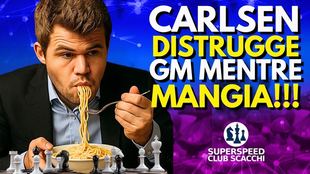 Carlsen DISTRUGGE Gran Maestro Mentre MANGIA | Umiliazione Totale