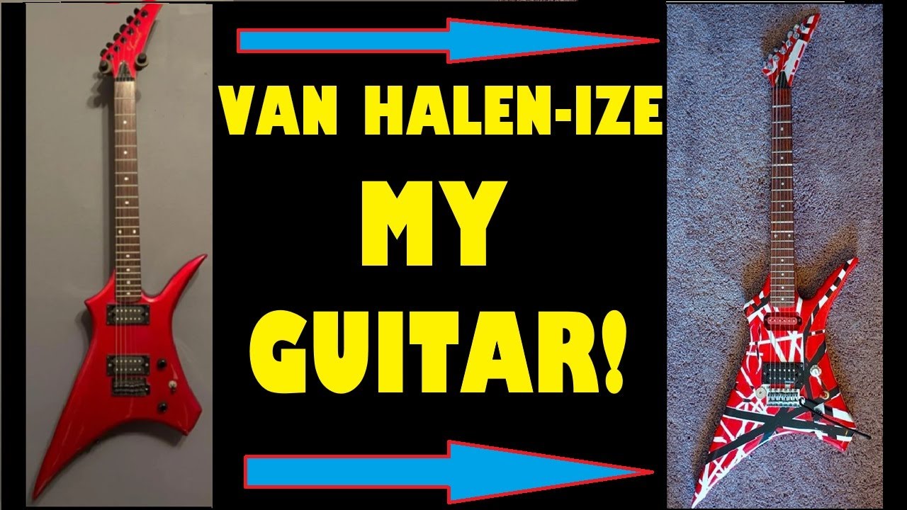 Сборка и покраска гитары Van Halenize My Guitar EVH
