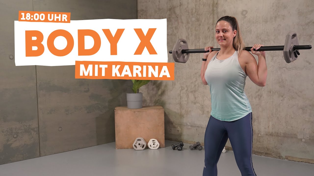 body x mit Karina | FitX-Kurse f&uuml;r zu Hause | classx at home