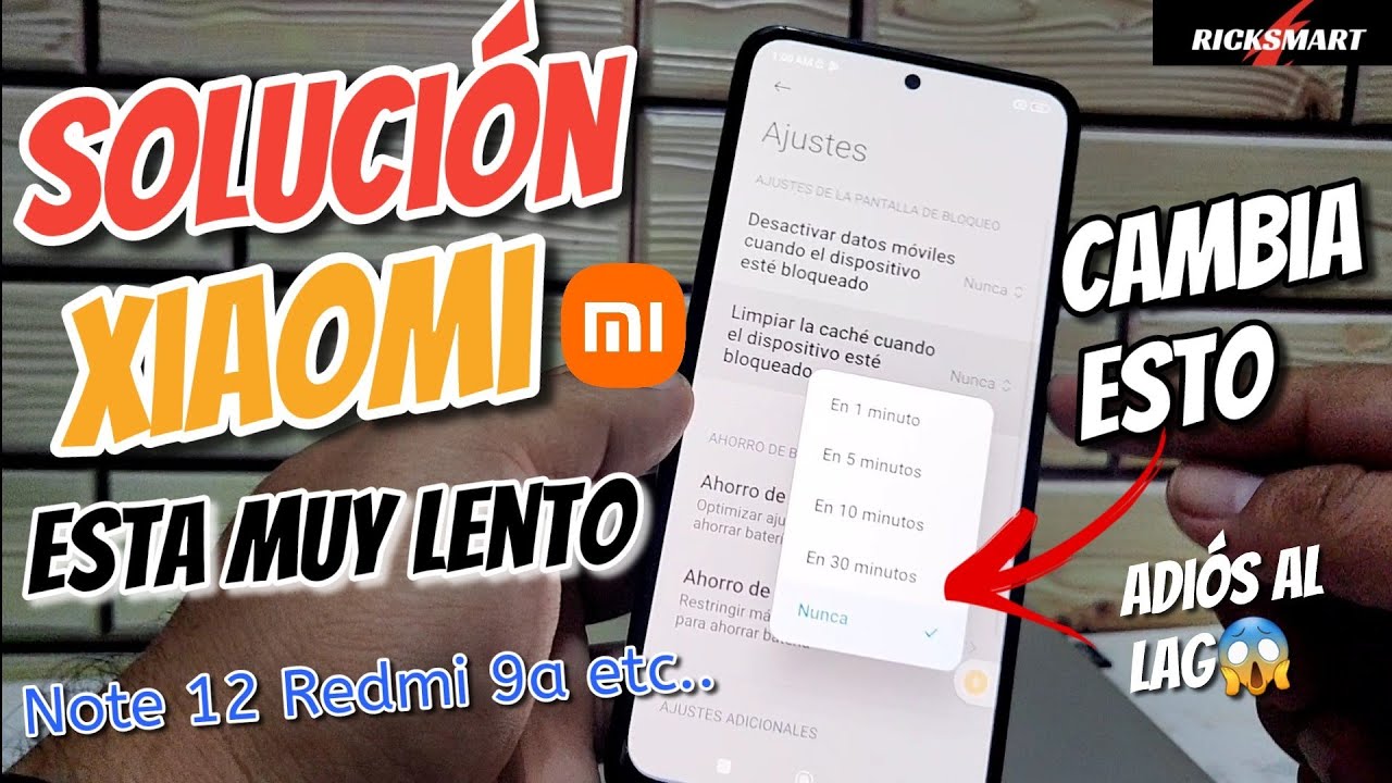Soluci&oacute;n Mi Xiaomi esta lento hazlo m&aacute;s r&aacute;pido Note 11 note 12 redmi 9a note 10 redmi 10 miui