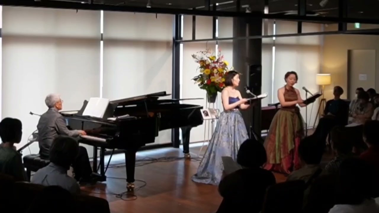 無門　　淵上毛錢詩／光永浩一郎作曲　　青栁佑子＆野田桜子（ソプラノ）光永浩一郎（ピアノ）小出史（朗読）