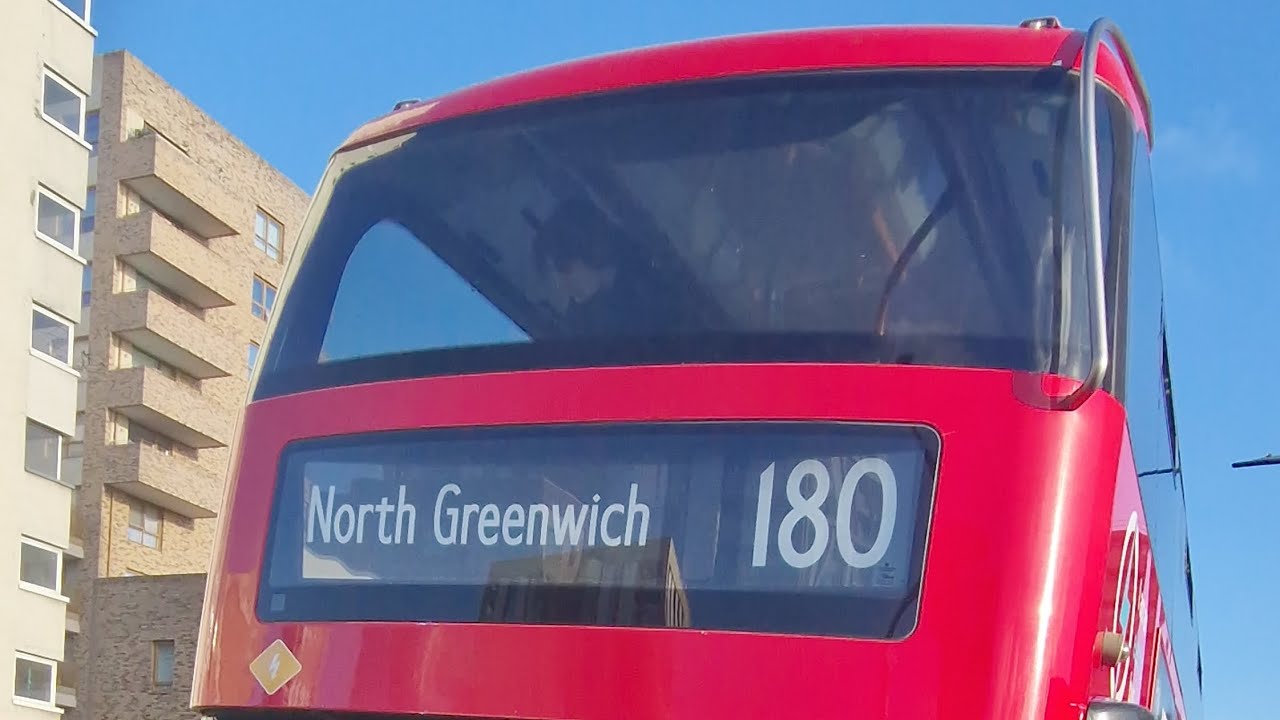 Amazing electric bus in the world, Journey on route 180, LG71DSO 84170 