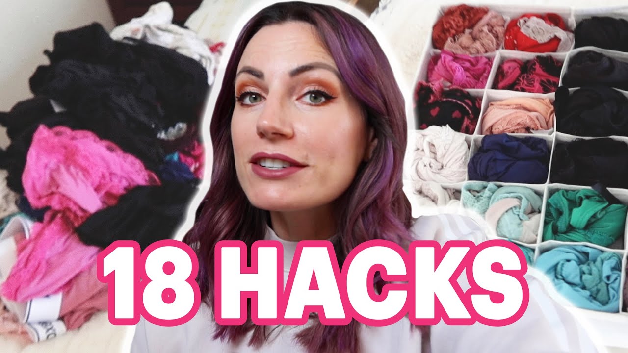 I Tried 18 Hacks In A Row To Organize My Closet