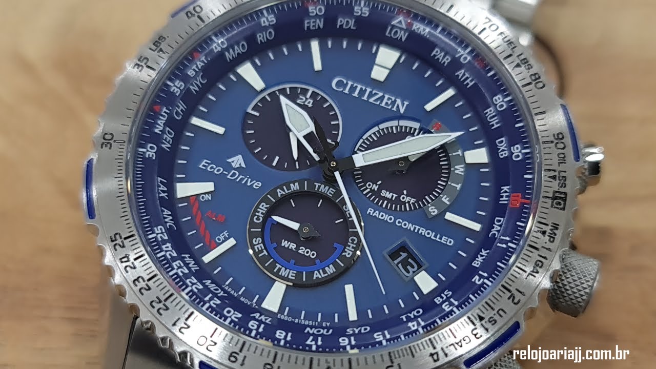 Citizen Eco Drive Radio Controle TZ31098F - Relojoaria JJ