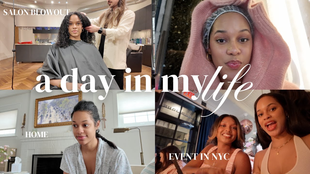 DAILY VLOG: home reset, influencer event, blowout, unboxing!