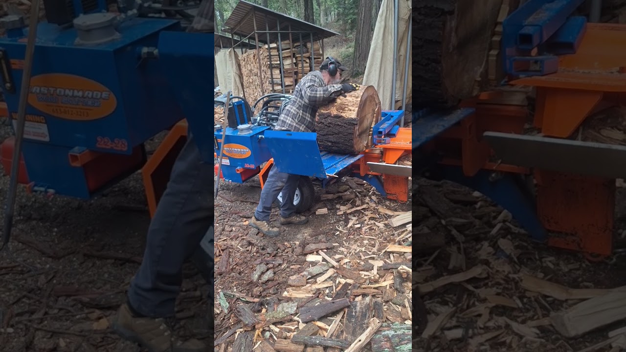 Eastonmade Wood Splitter. #firewood #logsplitter #machinery