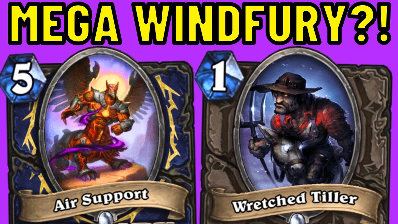 This NEW Card Gives MEGA Windfury??? Wretched Tiller OTK!