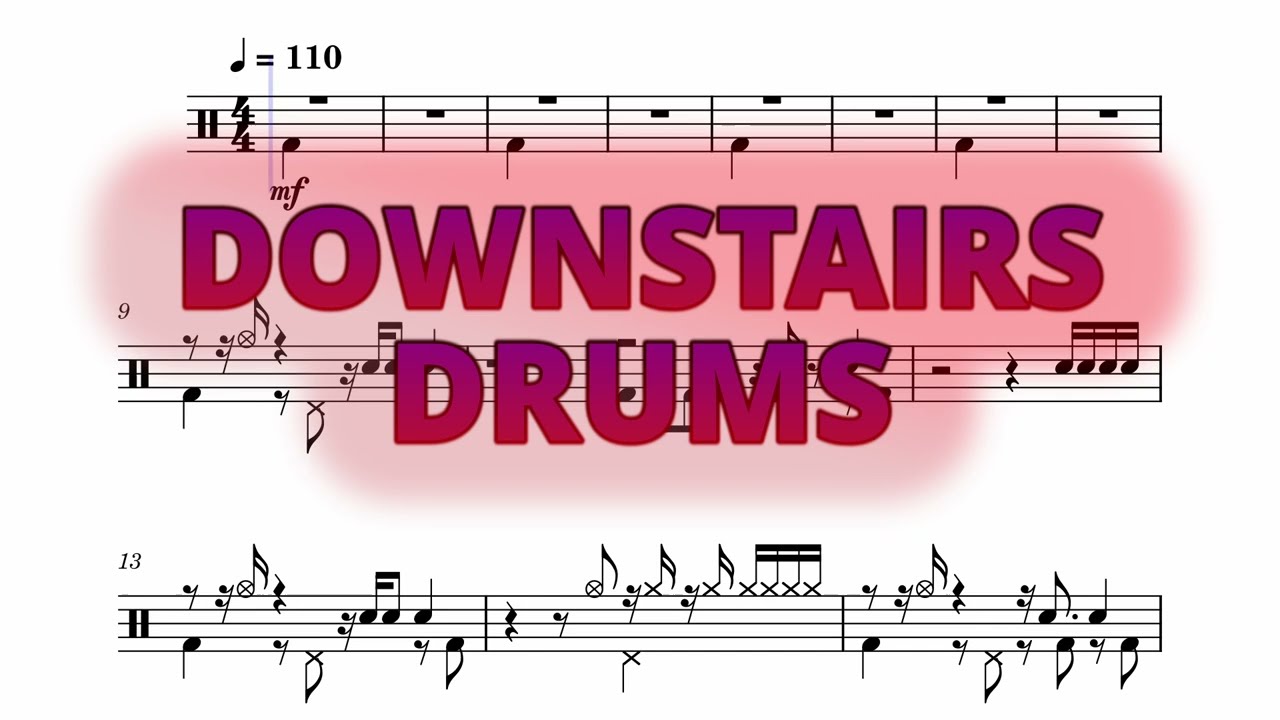 Downstairs - Twenty One Pilots - Drums Sheet Music