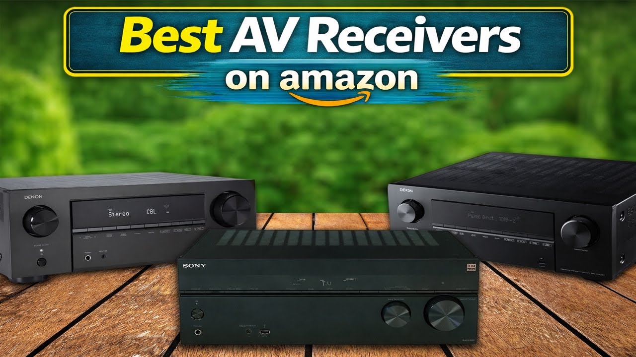 6 Best AV Receivers on Amazon Right Now