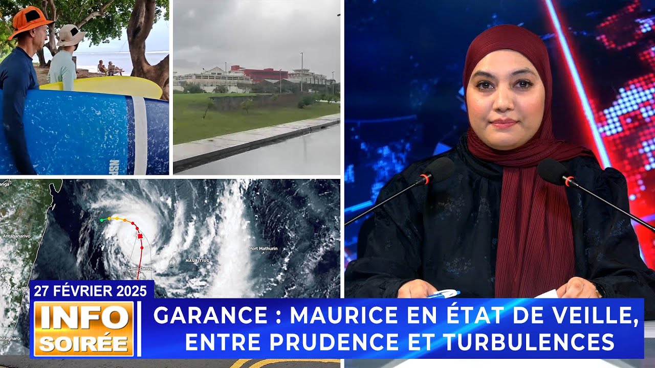 [Info Soirée] : Garance : Maurice en état de veille, entre prudence et turbulences