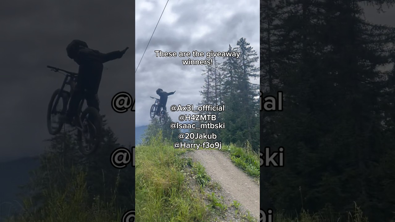 Giveaway Winners #mtb #bike #giveaway
