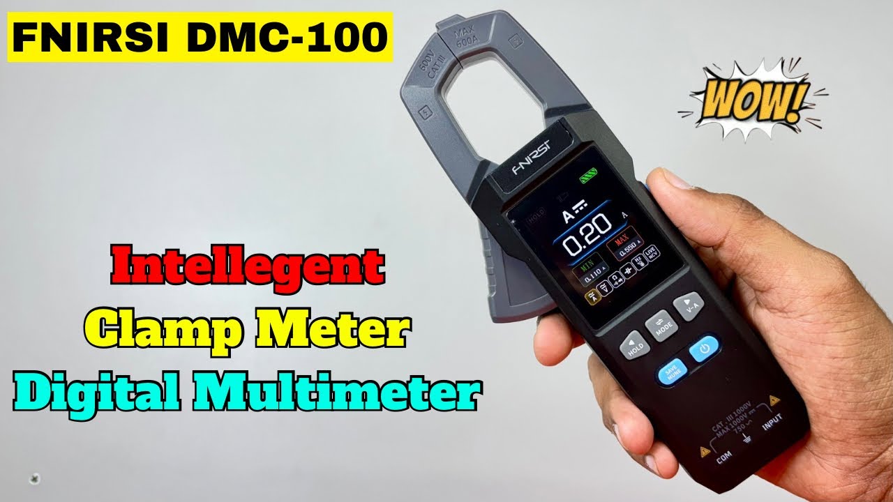 FNIRSI DMC-100 Clamp Meter Digital Multimeter  | FNIRSI Multimeter | FNIRSI Clamp Meter