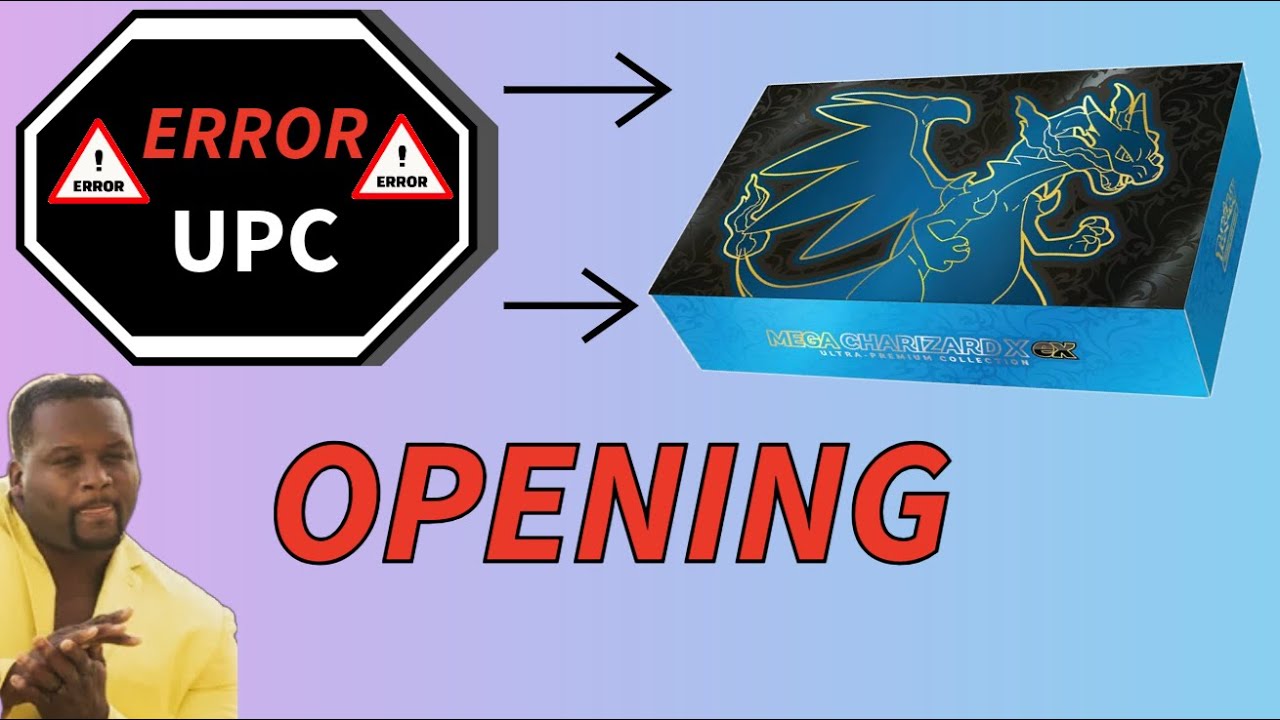 Opening a Charizard UPC with a Crimped Promo!