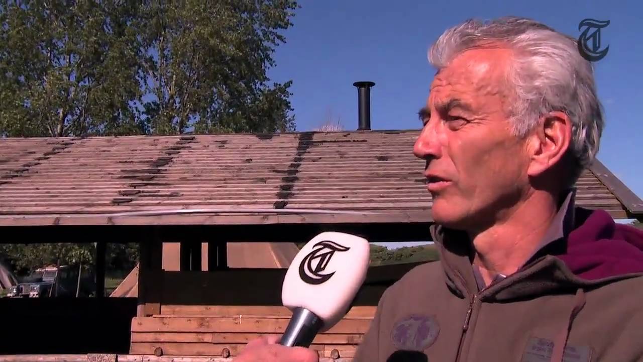 Vader en zoon naar de top