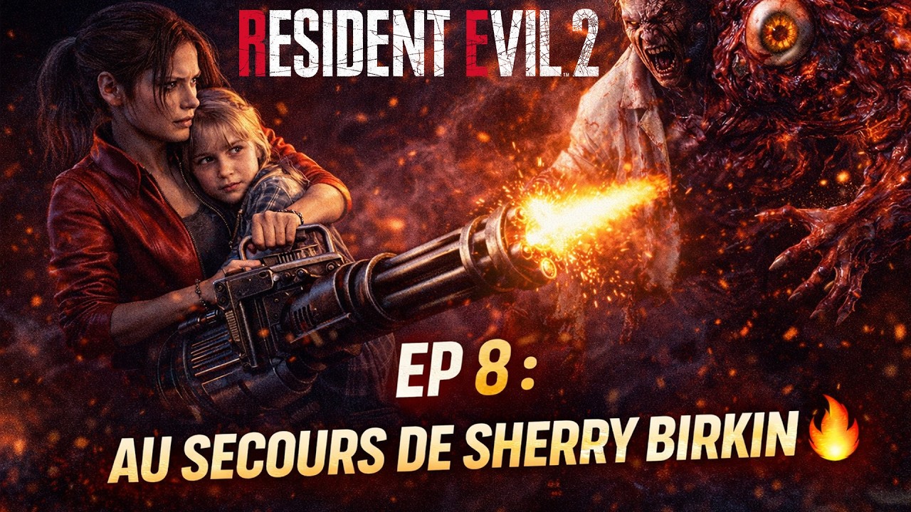 Resident Evil 2 Remake 🔥 EP 8 : AU SECOURS DE SHERRY BIRKIN 😱